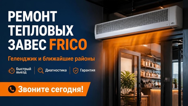 Ремонт тепловых завес FRICO
