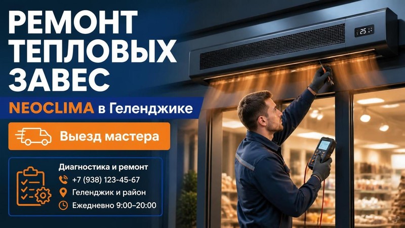 Ремонт тепловых завес NEOCLIMA