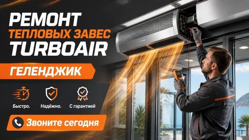 Ремонт тепловых завес TURBOAIR