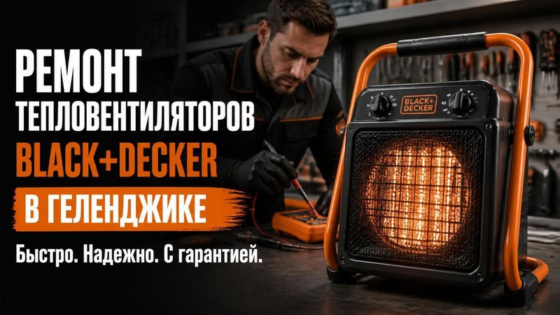 Ремонт тепловентиляторов BLACK+DECKER
