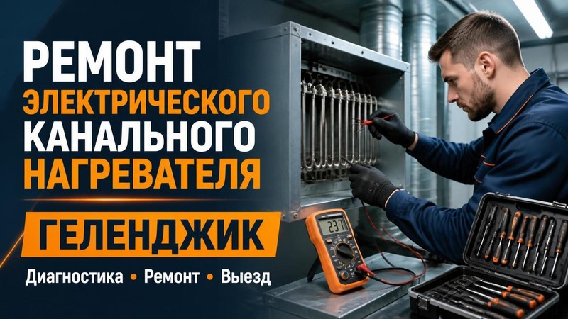 Ремонт электрического канального нагревателя