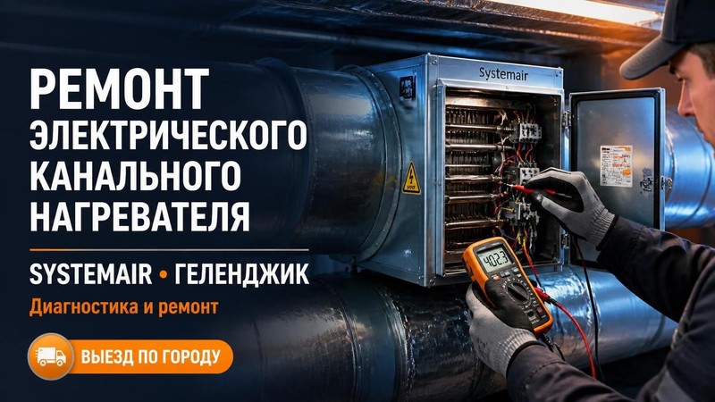 Ремонт электрического канального нагревателя SYSTEMAIR