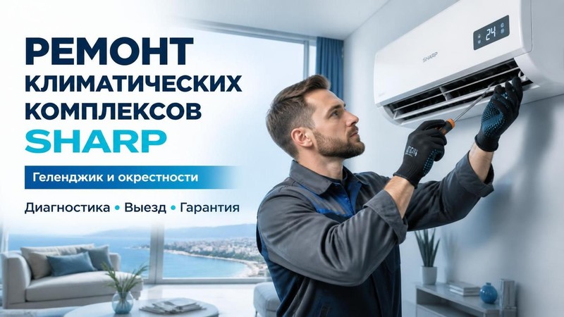 Ремонт климатических комплексов Sharp