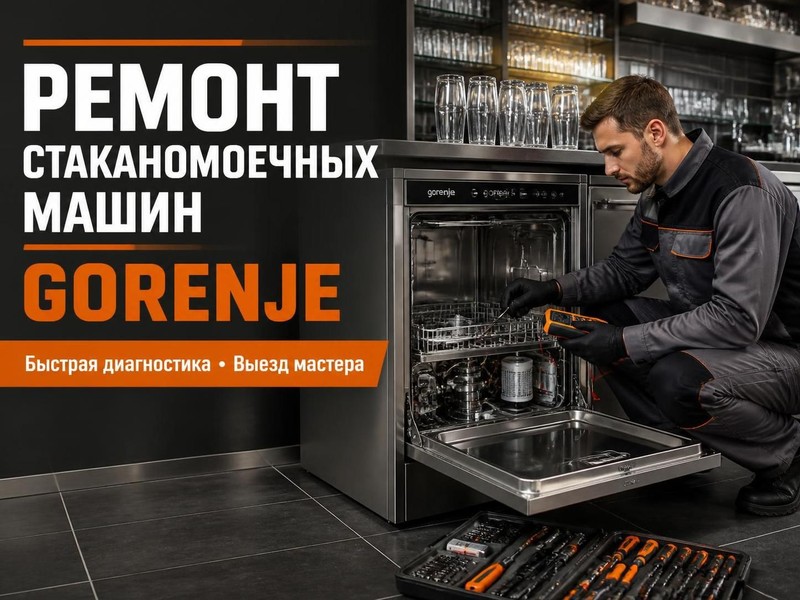 Ремонт стаканомоечных машин Gorenje