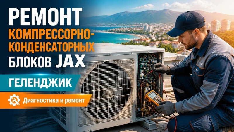 Ремонт компрессорно-конденсаторных блоков JAX