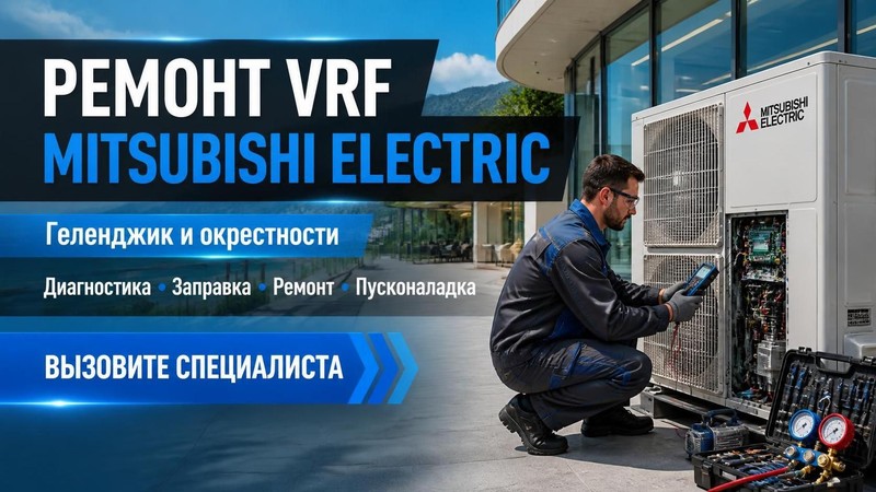 Ремонт vrf Mitsubishi electric