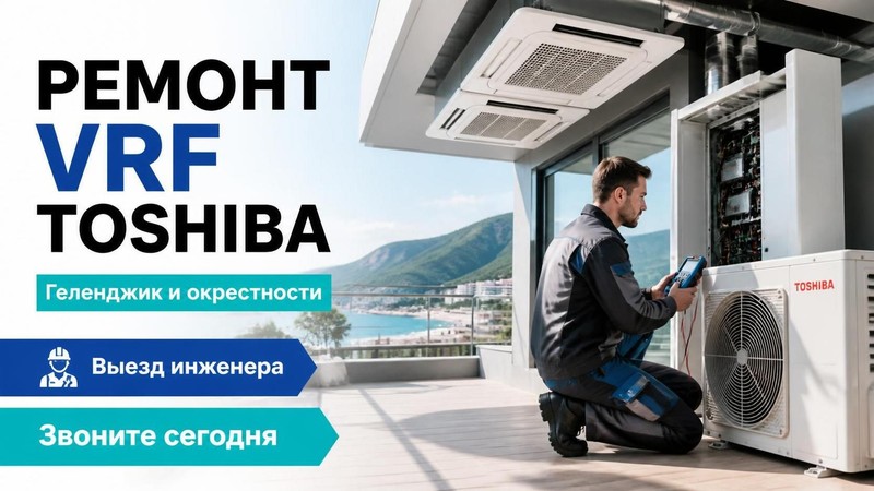 Ремонт vrf Toshiba