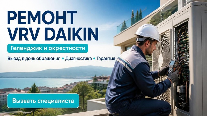 Ремонт vrv Daikin
