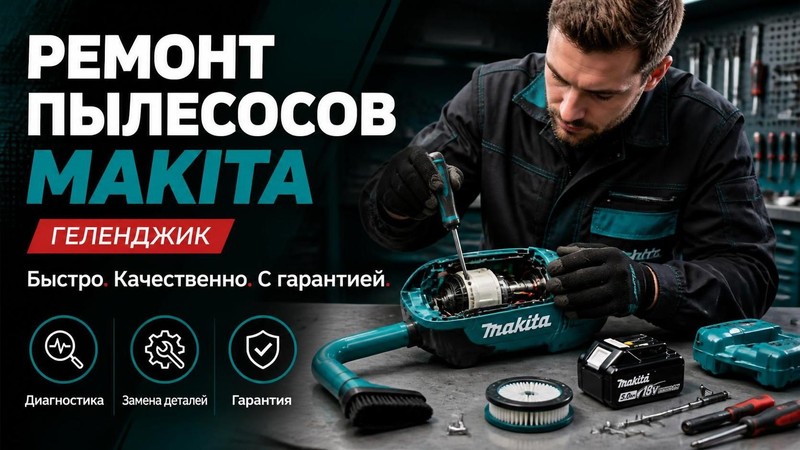 Ремонт пылесосов MAKITA