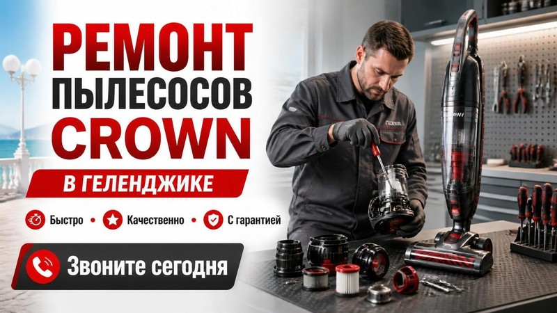 Ремонт пылесосов Crown