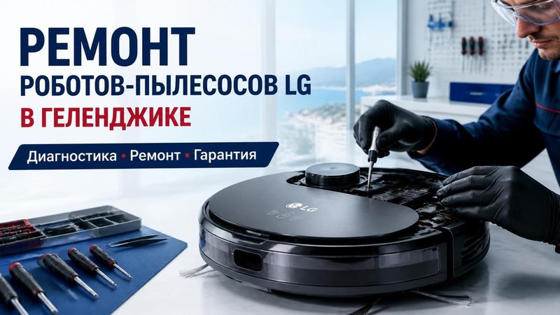Ремонт роботов-пылесосов LG