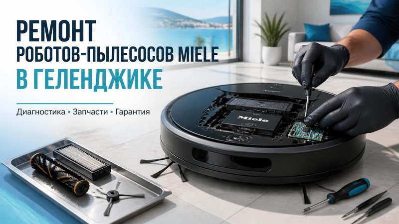 Ремонт роботов-пылесосов Miele — Андрей, фото