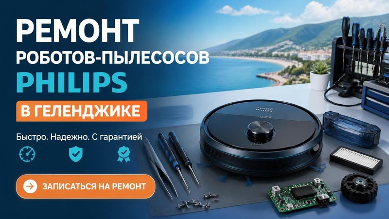 Ремонт роботов-пылесосов Philips