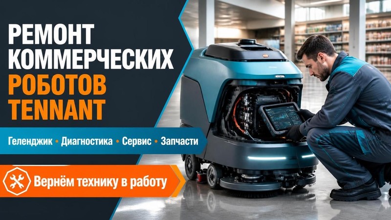 Ремонт коммерческих роботов Tennant