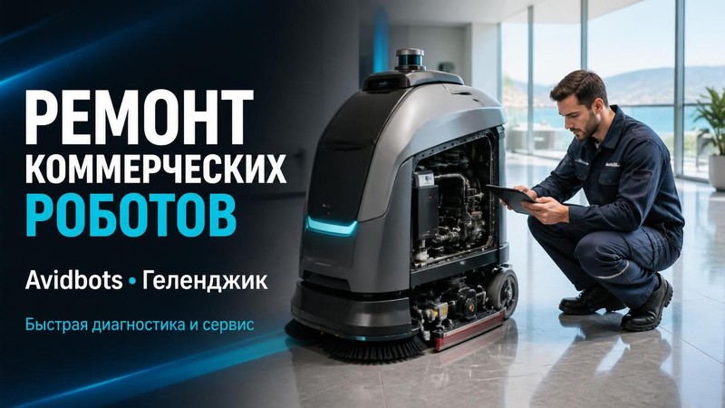 Ремонт коммерческих роботов Avidbots