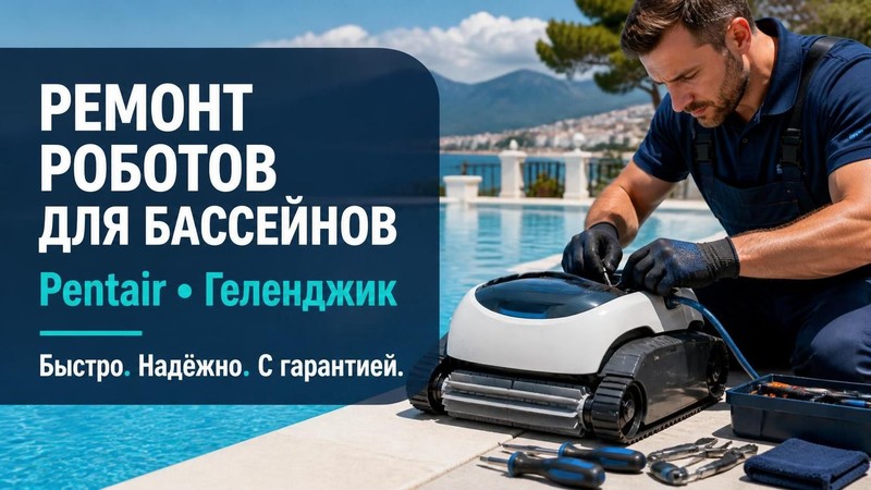 Ремонт роботов для бассейнов Pentair