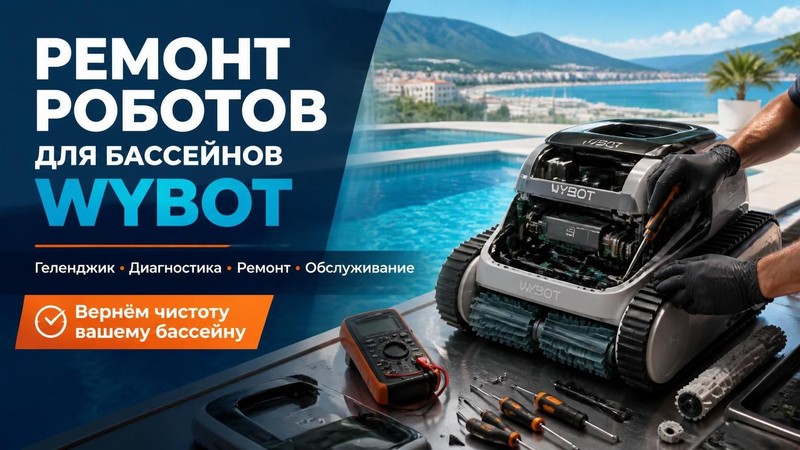 Ремонт роботов для бассейнов Wybot