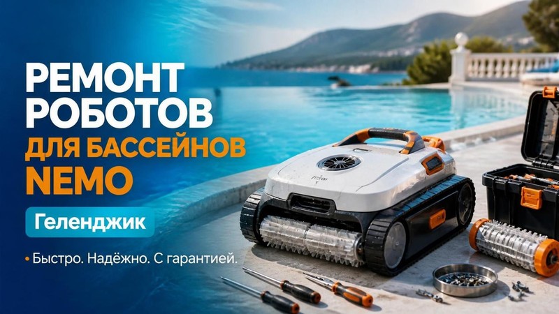 Ремонт роботов для бассейнов Nemo