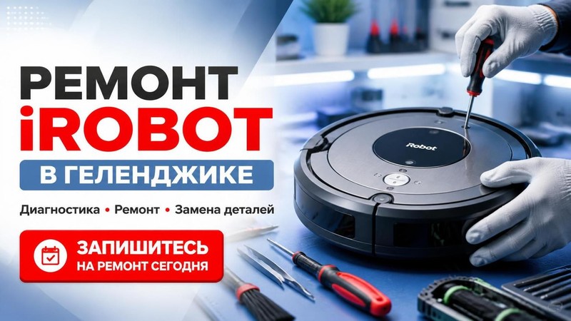 Ремонт роботов-пылесосов iRobot