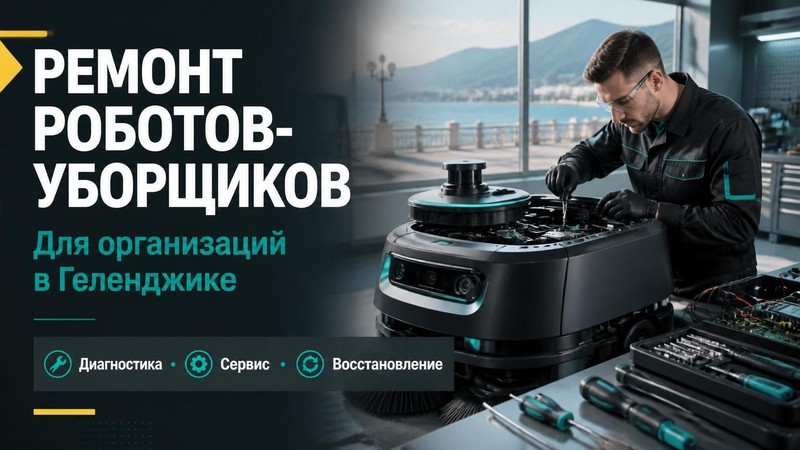 Ремонт коммерческих роботов-уборщиков для организаций