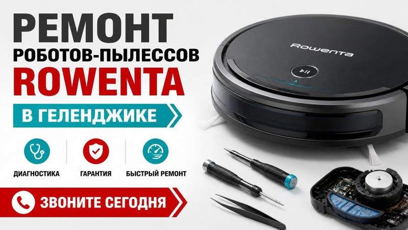 Ремонт роботов-пылесосов Rowenta