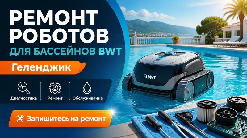 Ремонт роботов для бассейнов BWT