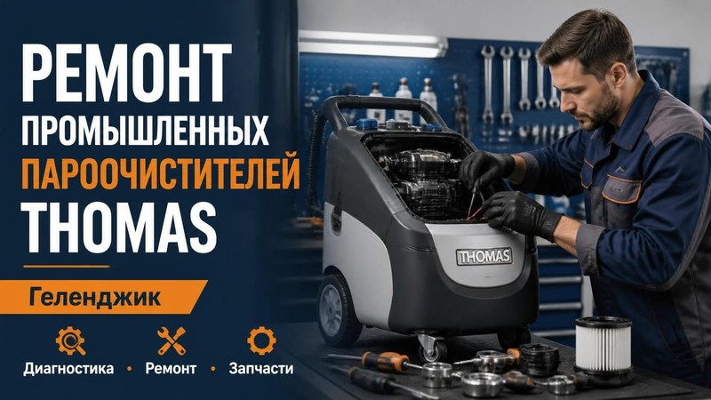 Ремонт промышленного пароочистителя Thomas