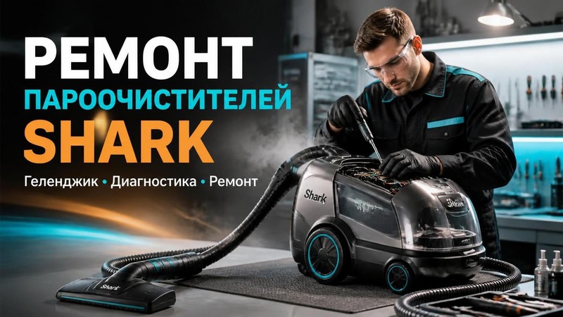 Ремонт профессионального пароочистителя Shark