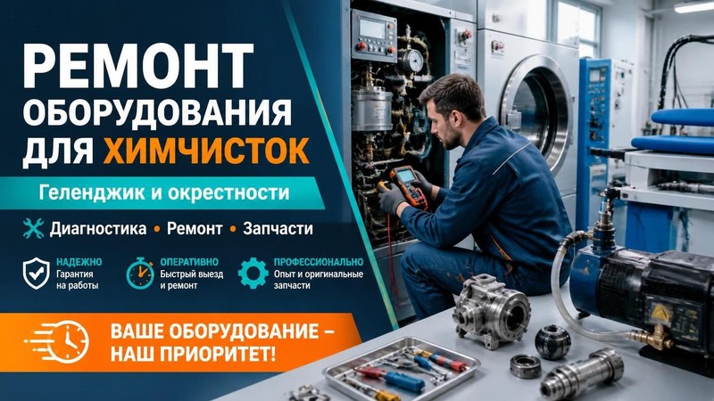 Ремонт профессионального оборудования для химчисток