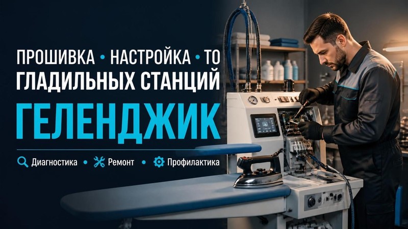 Прошивка настройка и ТО гладильных станций