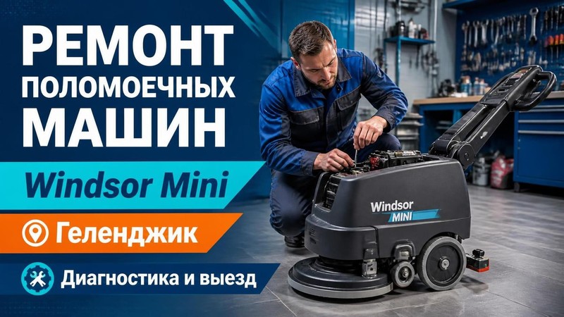 Ремонт поломоечных машин Windsor мини