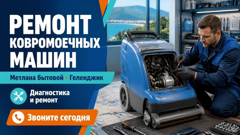 Ремонт ковромоечных машин Метлана бытовой