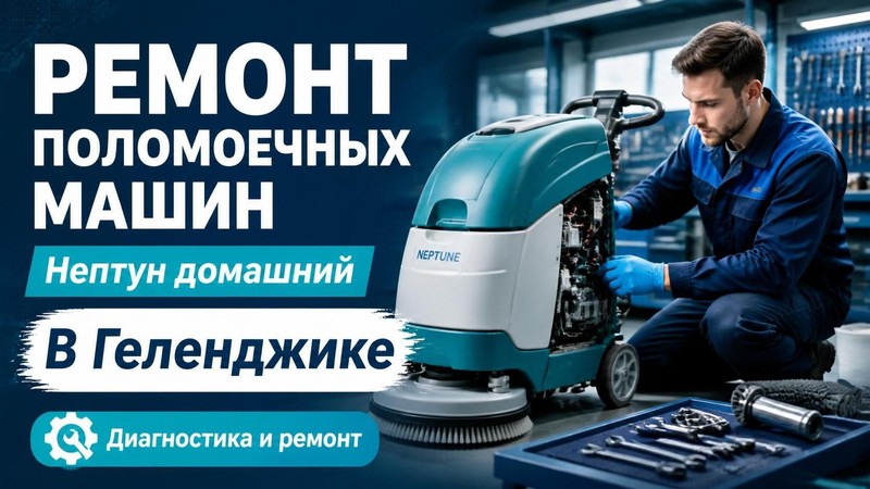 Ремонт поломоечных машин Нептун домашний