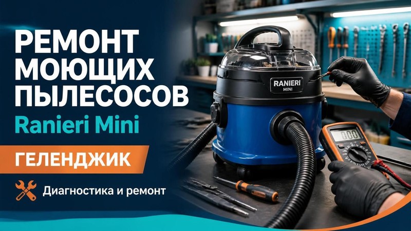 Ремонт поломоечных машин Cleanvac портативный