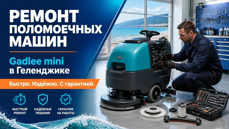 Ремонт поломоечных машин Powr-Flite индустриальный