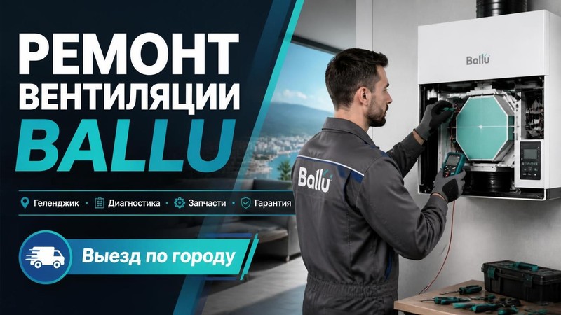 Ремонт вентиляции Ballu