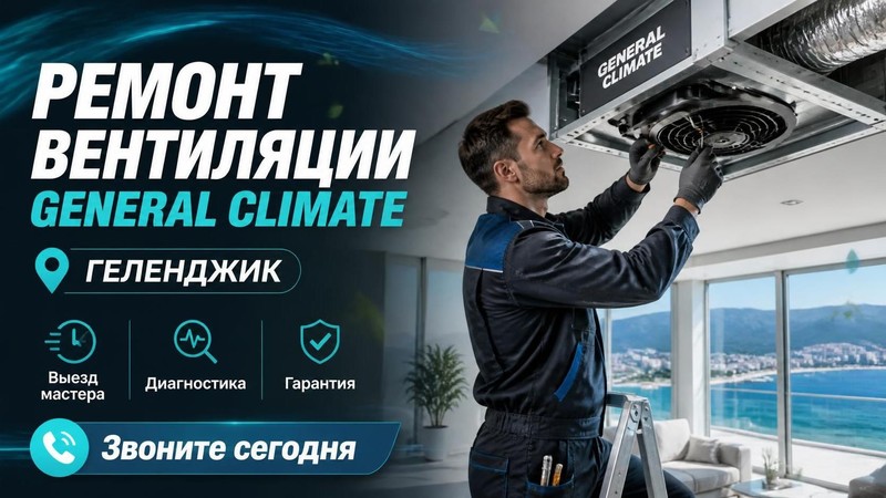 Ремонт вентиляции General Climate