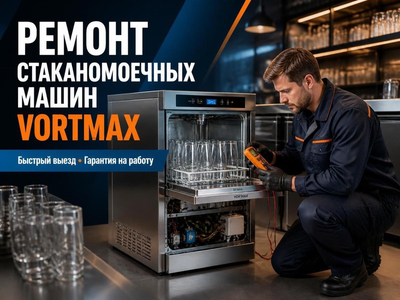 Ремонт стаканомоечных машин Vortmax