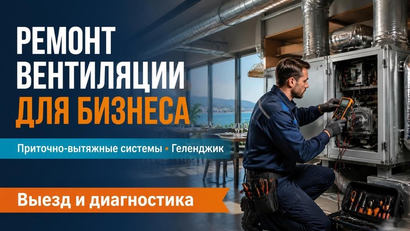 Ремонт приточно-вытяжной вентиляции для бизнеса