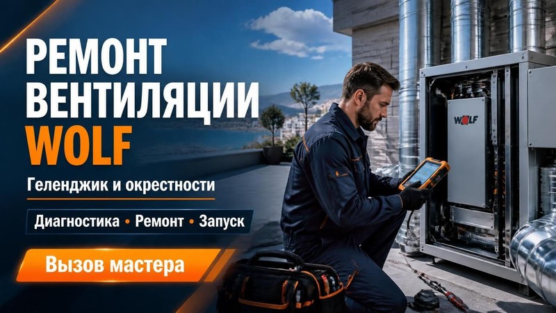 Ремонт вентиляции Wolf