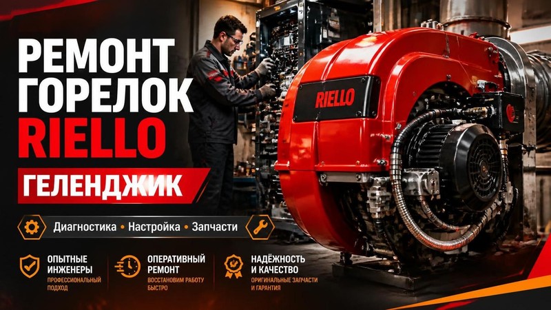 Ремонт горелок Riello