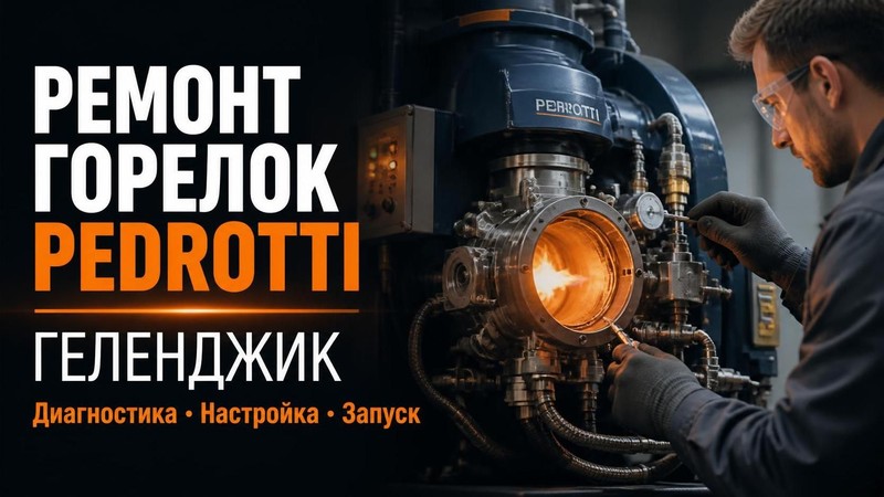 Ремонт горелок Pedrotti