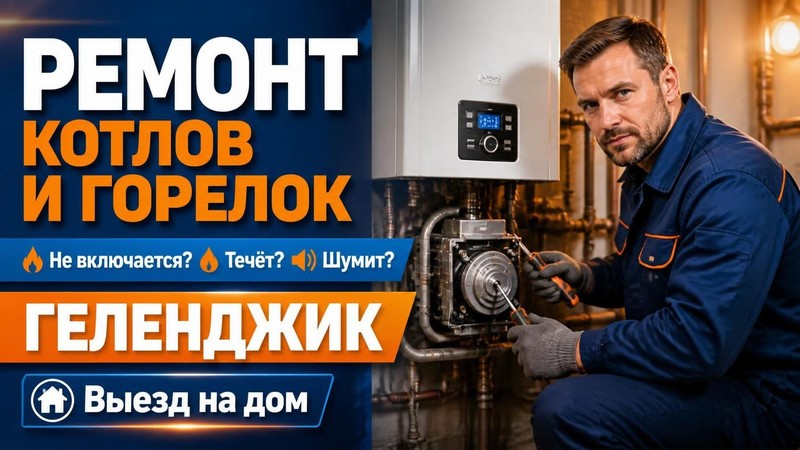 Ремонт котлов и горелок: не включается, течет, шумит