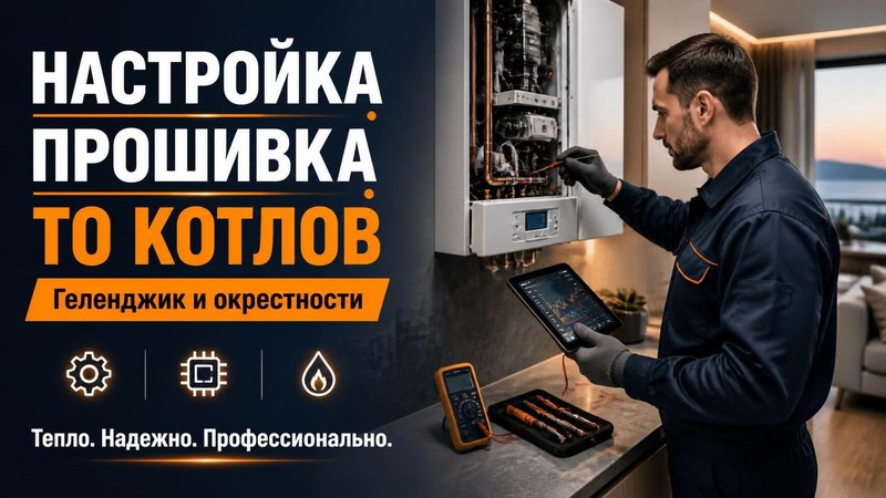 Настройка, прошивка и ТО котлов отопления
