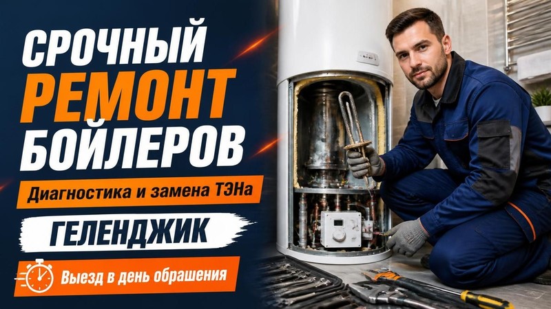 Срочный ремонт бойлеров диагностика и замена тэна