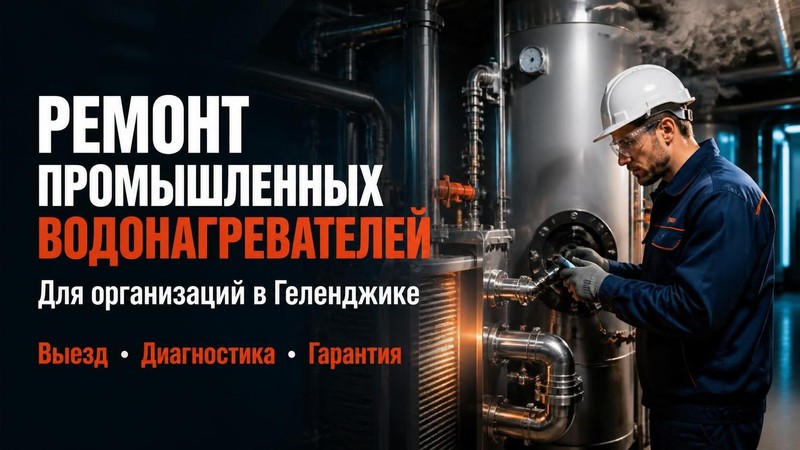Ремонт промышленных водонагревателей для организаций