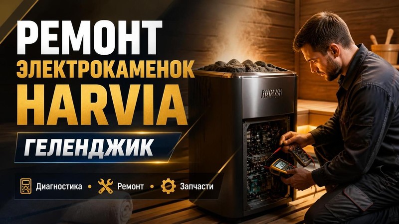 Ремонт электрокаменки Harvia