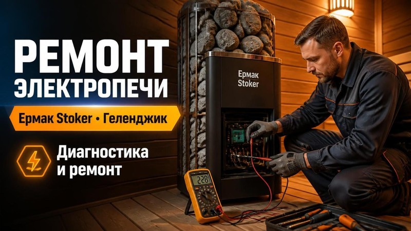 Ремонт электропечи Ермак Stoker