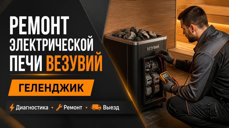 Ремонт электрической печи Везувий