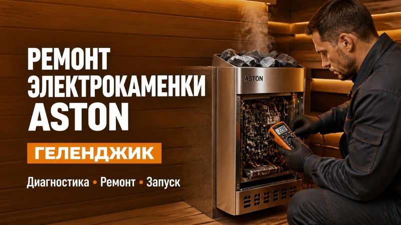 Ремонт электрокаменки Aston